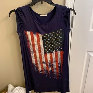 American flag tshirt dress